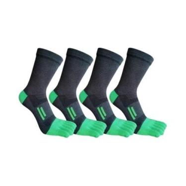 Imagem de Meias De Algodão Antibacterianas E Respiráveis Para Homens, Compressão