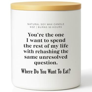 Imagem de Presentes engraçados para ele, seu casal, vela de dia dos namorados para namorada, namorado, esposa, marido, aniversário de aniversário e relacionamento de longo prazo, presentes de humor para