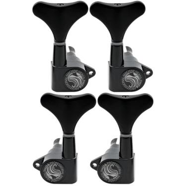 Imagem de Jogo de Tarraxas Tarrachas Blindadas Para Contra Baixo 4 Cordas 2+2 -