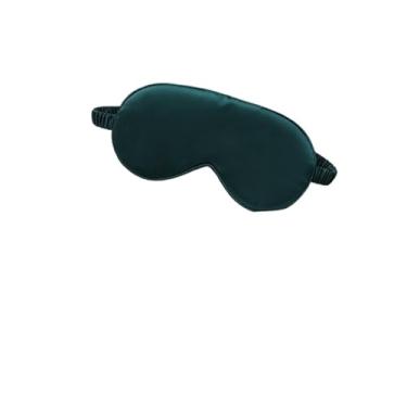 Imagem de Máscara para dormir 、 Sombreamento de viagem, tapa-olhal para soneca, remendo de olhos para descanso, cobertura de olhos para dormir à noite (verde escuro)