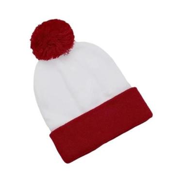 Imagem de Conjunto De Gorro E Luvas De Inverno Unissex Quente De Tricô Acessório