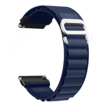 Imagem de Pulseira de nylon compatível com Samsung Galaxy Watch 7/FE/6/5 Pro 4 3/Watch 4 6 Classic/Active/Gear S2 S3 Frontier, pulseira esportiva de 20 mm e 22 mm para Galaxy Watch de 47 mm, 43 mm, 45 mm, 40 mm