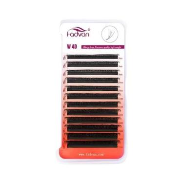 Imagem de Cílios Falsos Em Forma De W FADVAN 2D-8D, Cílios Naturais De Mink Sint