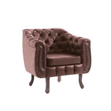 Imagem de Poltrona Chesterfield - Marrom - daf
