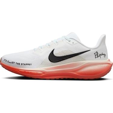 Imagem de Nike Tênis de corrida masculino Pegasus 41, Branco/marfim claro/vermelho dragão/preto, 38