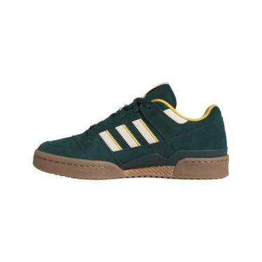 Imagem de adidas Tênis masculino Forum Low Lace Up Casual - Verde, Multi, 8 Wide