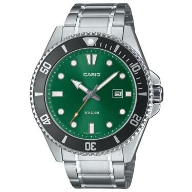 Imagem de Relógio Casio Masculino Ref: Mdv-107d-3a2vdf Duro Diver Prateado