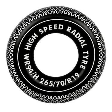 Imagem de Boia Inflável Pneu 90 Cm - Summer Fun - Wellmix