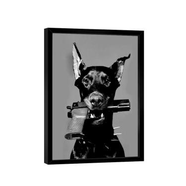 Imagem de Quadro Decorativo Dog Pistol