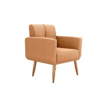 Imagem de Poltrona Cadeira Decorativa Escritório Havana Matrix Mostarda