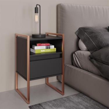 Imagem de Gaveteiro Industrial 1 Gaveta Pen Preto Cobre