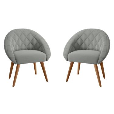 Imagem de Conjunto Poltrona Para Sala De Recepção Celina Linha Grafite