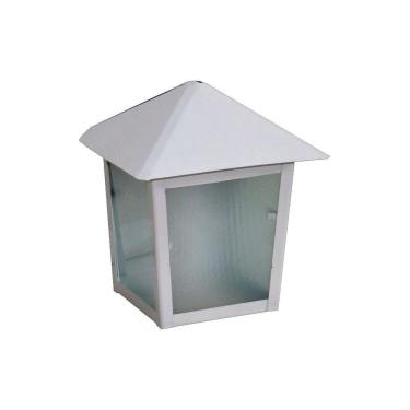 Imagem de Luminária Verona Parafusar Na Parede Alumínio Branco 20X11Cm