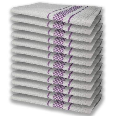 Imagem de 12 Panos De Prato Atoalhado Felpudo Premium Lil?s