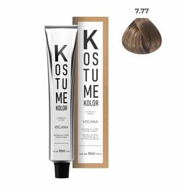 Imagem de Coloração Vegana Loiro Médio Marrom Intenso 7.77 Kostume Kolor 60ml