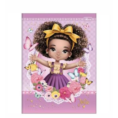 Imagem de Caderno Brochura Grande 80 Folhas Jolie Capa Dura Tilibra -, Lilás