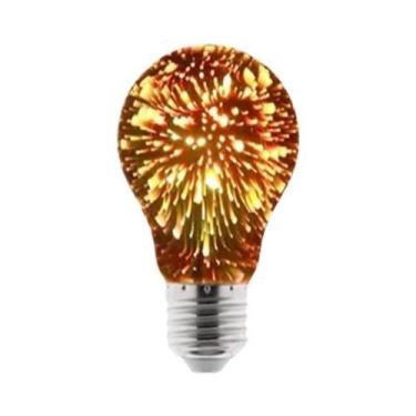 Imagem de Lâmpada LED Vintage 3D Edison E27 AC220V Colorida Para Decoração De Na