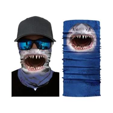 Imagem de Bandana Mágica Sem Costura Monkey Shark, Protetor De Pescoço, Tubo Pro