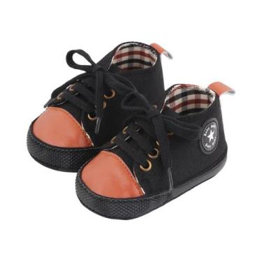Imagem de Tênis De Lona Unissex Para Bebês, Sola Macia Antiderrapante, Primeiros