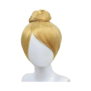 Imagem de Peruca De Cosplay Para Meninas Princesas Rapunzel Elsa Anna Jasmine Se