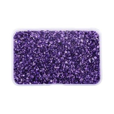 Imagem de Pedras De Vidro Trituradas De Resina Colorida Irregular 80g Para Decor