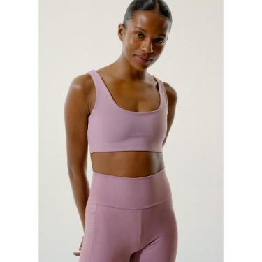 Imagem de Top Esportivo Com Fio LYCRA - Rosa G - Hering Sports, G