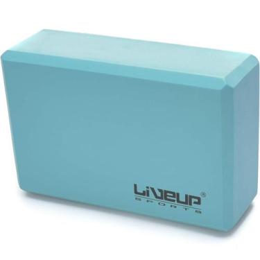Imagem de Bloco Em Eva Para Yoga E Pilates LS3233 Liveup, Azul
