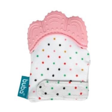 Imagem de Mordedor Luvinha Buba Macio Silicone Massageador de Gengiva Bebê Laváv