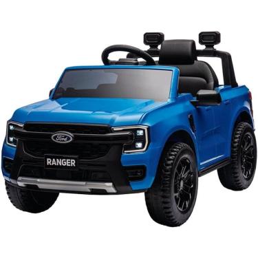 Imagem de Carro Elétrico Infantil Cont/Remoto Ford Ranger Azul 12v