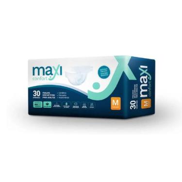 Imagem de Fralda Geriátrica Maxi Confort  Pacote com 30 Unidades - M