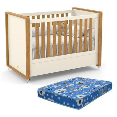Imagem de Berço Americano Tutto New e Colchão Baby Physical - Matic Móveis, Off 