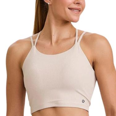 Imagem de Top Cropped Caju Brasil Canelado Alças Duplas-Feminino