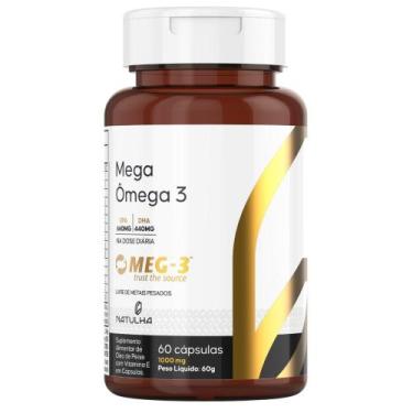 Imagem de Mega Ômega 3 MEG-3 EPA 33% / DHA 22% 60 Softgels - Natulha