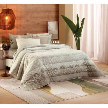 Imagem de Jogo De Cama Queen Crystal 100% Algodão 4 Peças - Teka -