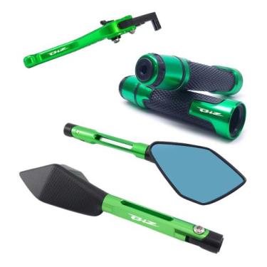 Imagem de Kit Manete Manopla Retrovisor Biz 125 Disco Gravado A Laser. - Special
