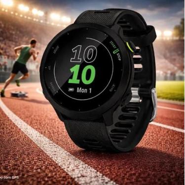Imagem de Relógio.Smartwatch.Garmin.Forerunner 55 Amoled Preto - G A R M I N