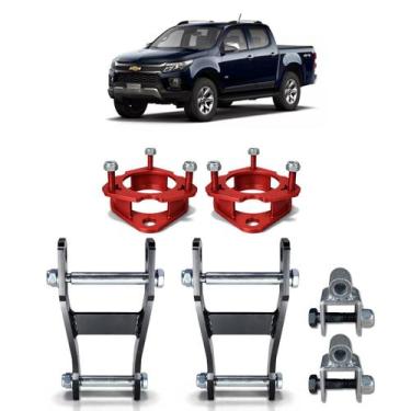 Imagem de Kit Lift Dianteiro 3cm Jumelo Regulável 2 pol S10 2012/. - Borfix