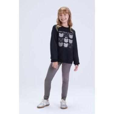 Imagem de Conjunto Infantil Feminino de Inverno Moletom Ursinhos e Legging-Feminino