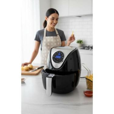 Imagem de Air Fryer Digital 3,5L Preto 1500W: Saudável e Rápida - Congratulation