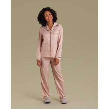Imagem de Pijama Feminino Manga Longa - Danka, Verde, G