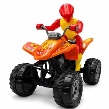 Imagem de Moto Quadriciclo Infantil Radical Racer Ref 516 Com Piloto Articulado 