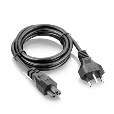 Imagem de Cabo Tripolar de Energia para Fonte de Alimentação de Notebook Padrão 