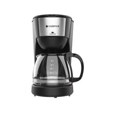 Imagem de Cafeteira Elétrica Cadence Matinal CAF620 30 Xícaras Preto Jarra de Vidro Filtro Reutilizável 220V