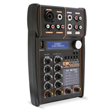 Imagem de Mesa de Som Automotivo Expert MX Player Bluetooth USB RCA P10 XLR