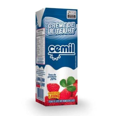 Imagem de Creme De Leite 20% 1,030kg Cemil