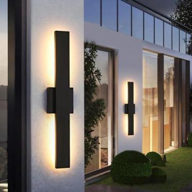 Imagem de Arandela LED externa SIONLOM 60 cm 24 W IP65 branco quente