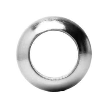 Imagem de Conjunto 4 Anéis para Guardanapos 5,5cm x 3cm Prateado - Wolff