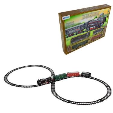 Imagem de Brinquedo trem expresso 19 pcs - etitoys