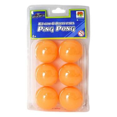 Imagem de Kit 6 Bolas De Ping Pong - Dm Toys