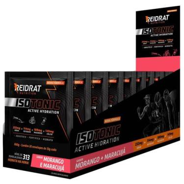 Imagem de Isotonic Active Hydration - 20 Sachês de 33g Morango e Maracujá - Reid